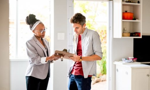 A property manager helps a landlord